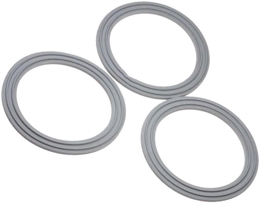 Komafdichtingen Mixer afdichtingen Keukenmachine onderhoud Set van 3 stuks Rond Wit