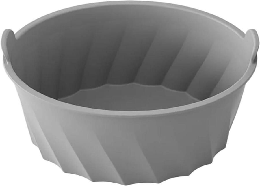Kookinleg Siliconen Liner Slowcooker Maaltijden Bereiden Lekvrij Ontwerp 6-7QT Grijs