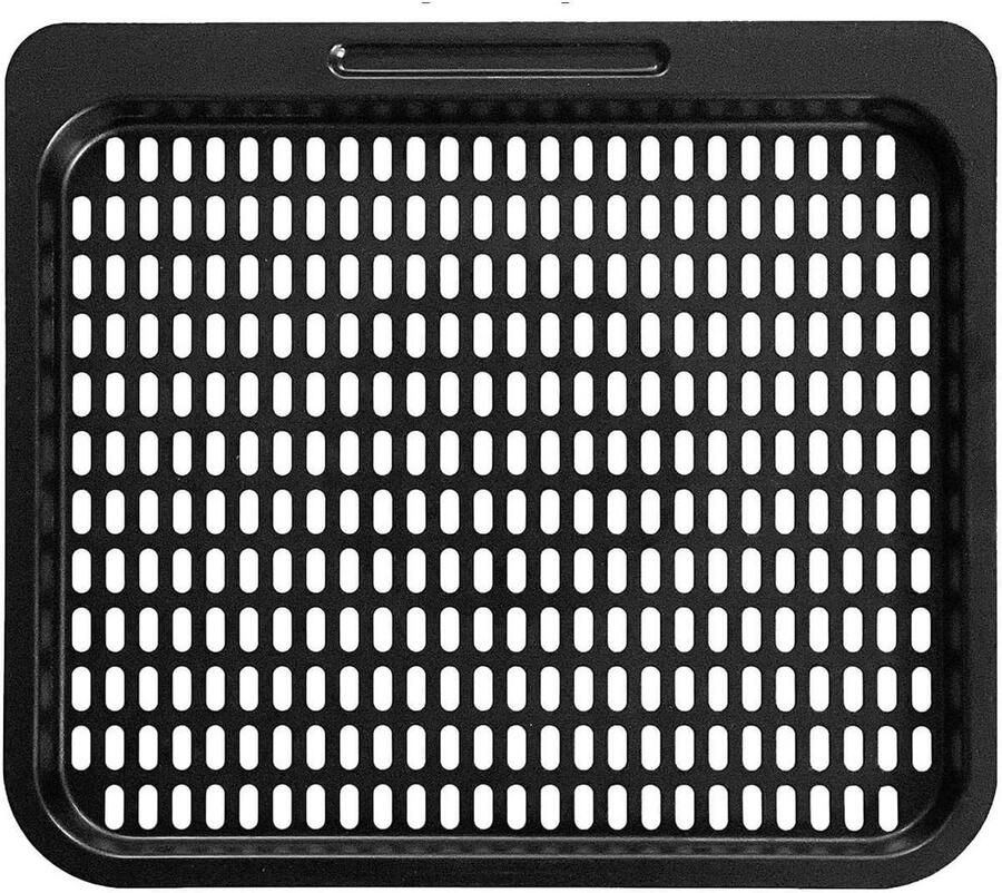 Koken Tray Airfryer Accessoire Lekker Bakken Antiaanbaklaag 26 x 23 cm Zwart