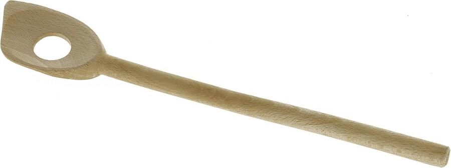 Kooklepel Risotto lepel Risotto bereiden Houten handvat 1 stuk Houtkleur