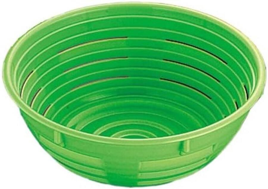 Kookmand Rond Rijsmand Brood Bakken Hittebestendig Polypropyleen Diameter 18 cm Groen