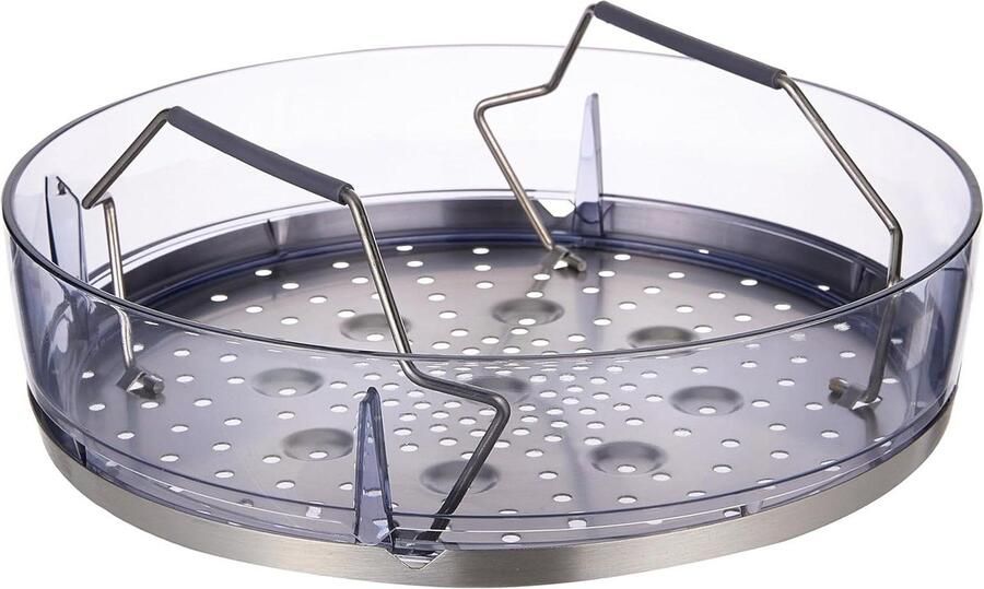 Kookmand Stoom Stoomaccessoire Keuken Gezond Koken Origineel Onderdeel 23.5 cm Zilver