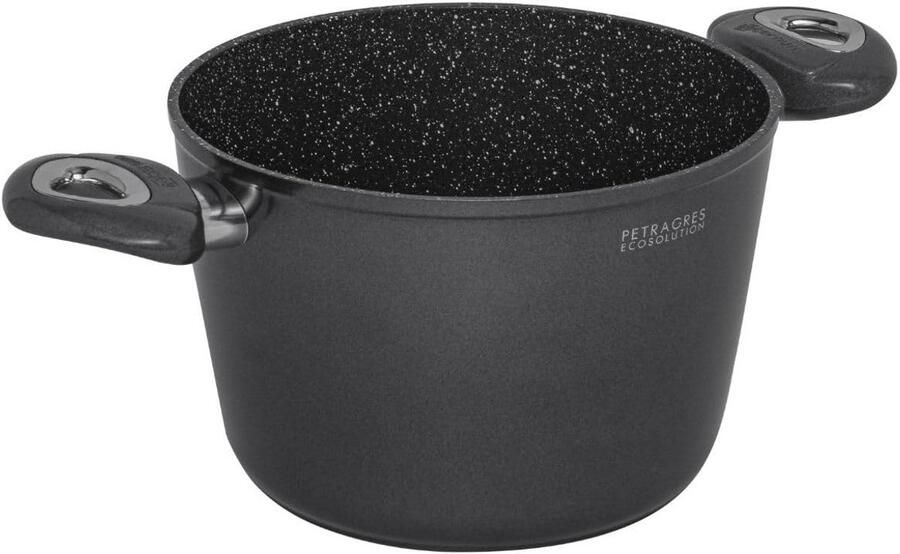 Kookpan 20 cm met Antiaanbaklaag Geschikt voor Inductie PFAS-vrij Donkergrijs