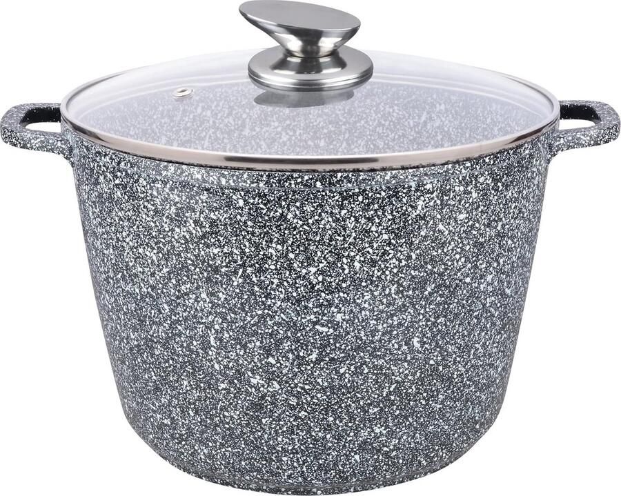 Kookpan 28 cm 10 5 l Aluminium Antiaanbaklaag Geschikt voor alle Warmtebronnen Inclusief Inductie