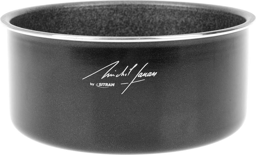 Kookpan Aluminium Steelpan Klein Dagelijks Koken Snelle Warmteverdeling 16 cm Diameter Zwart