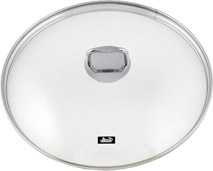 Kookpan Deksel Glazen Deksel Koken en Pruttelen Hittebestendig Glas 24 cm Transparant