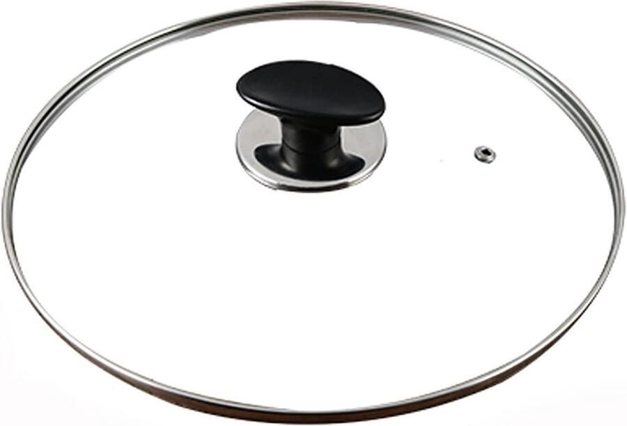 Kookpan deksel Steelpan deksel Koken Zichtbaar glas 28cm Zilver