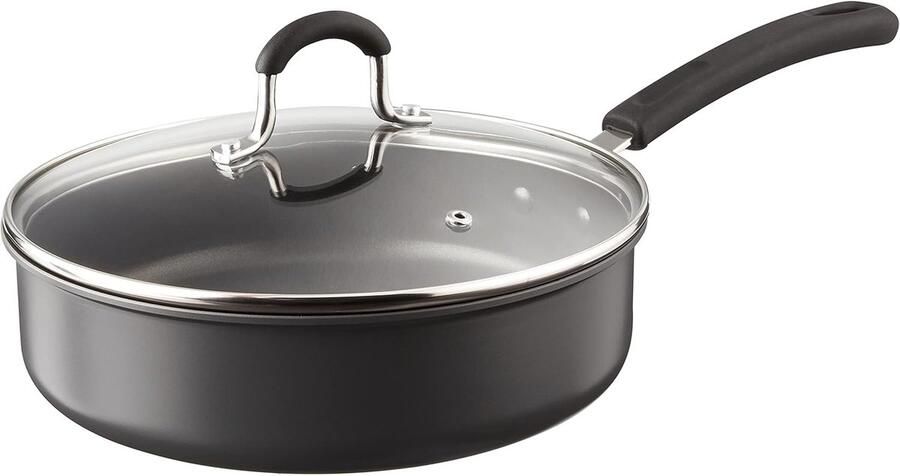 Kookpan Geanodiseerd Kleine steelpan Koken aanrecht Robuust aluminium 15 liter Zwart