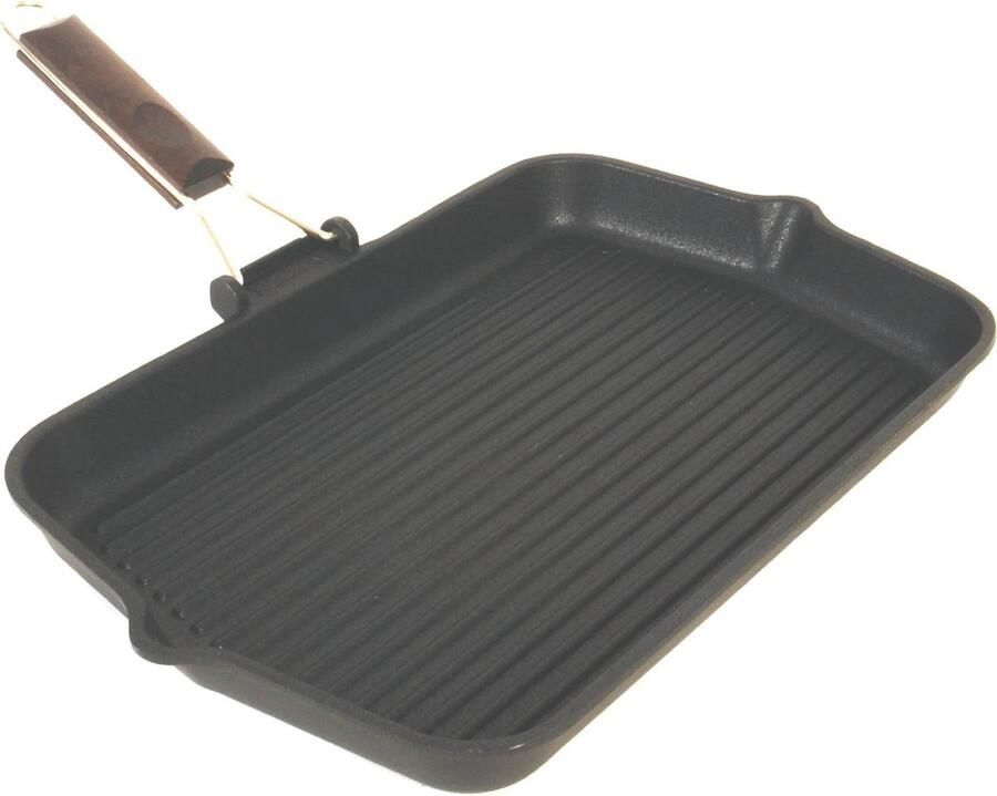 Kookpan Grillpan Gezond Grillen Antiaanbaklaag 43 x 26 cm Meerkleurig