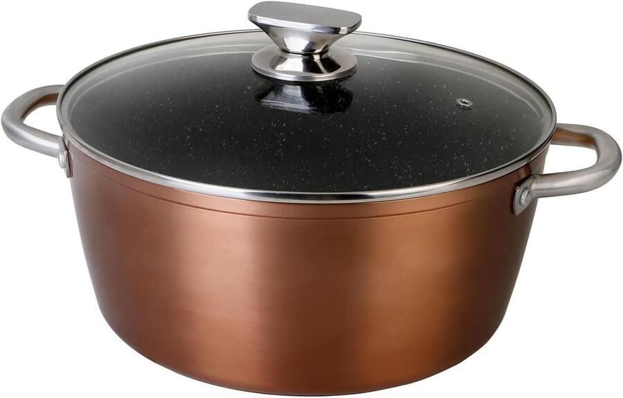 Kookpan Hoge pan Professioneel koken Anti-aanbaklaag 28 cm Niet van toepassing