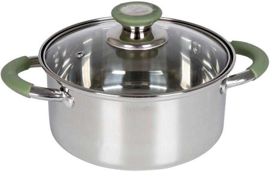 Kookpan Inductie Koekenpan Klein Koken Bakken Roestvrij Staal 14 cm Diameter Zilverkleurig