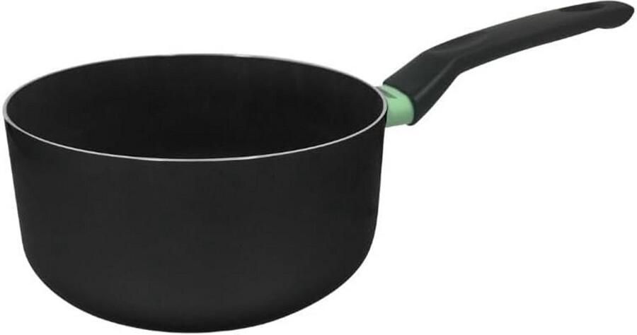 Kookpan Koekenpan Dagelijks Koken PFAS-vrije Coating 20 cm Zwart Groen