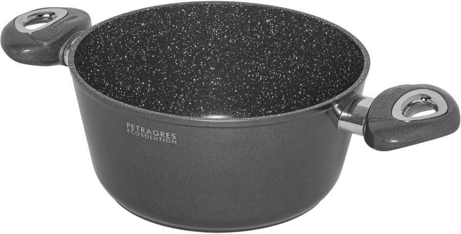 Kookpan Koekenpan Gezond Koken PFAS vrije coating 24 cm Donkergrijs - Foto 1