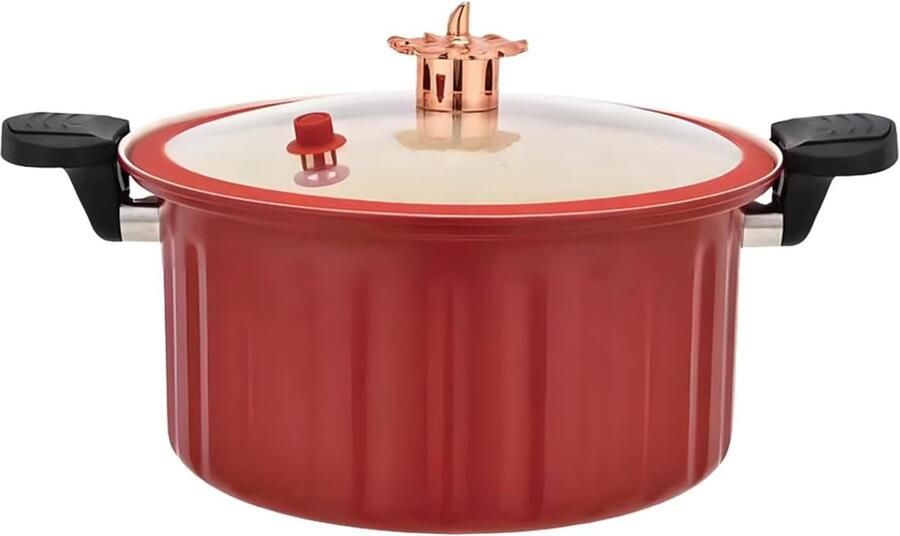 Kookpan met antiaanbaklaag Keukenpan Stoofpan Inductie Koken Ergonomische Handgrepen 28 cm Diameter