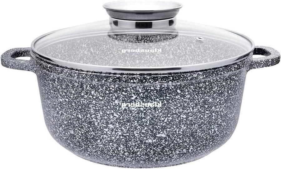 Kookpan met Deksel Pan Sauspan Gezond Koken Krasbestendig Materiaal 3.3 L 22 cm Grijs