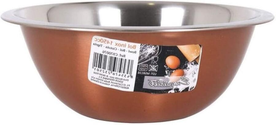 Kookpan met deksel Sauspan Steelpan Koken en Serveren Geëmailleerd Staal 45 L 22 cm Universeel