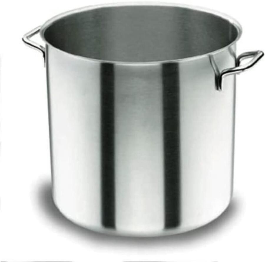 Kookpan met deksel Soeppan Braadpan Grote porties koken Drievoudige sandwichbodem 40 cm 50 liter Gepolijst RVS