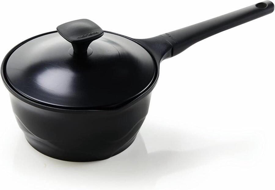 Kookpan met deksel Steelpan Snel koken Gegoten aluminium 16 cm Zwart