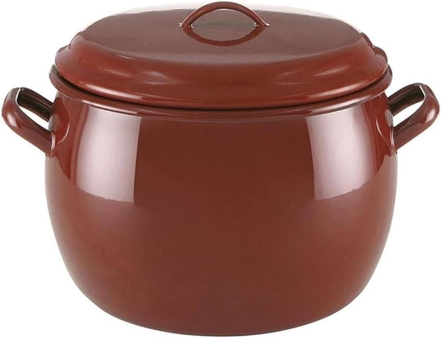 Steelpan met Deksel Kookpan Sauspan Koken op Inductie Vaatwasmachinebestendig 22 cm Diameter Zwart