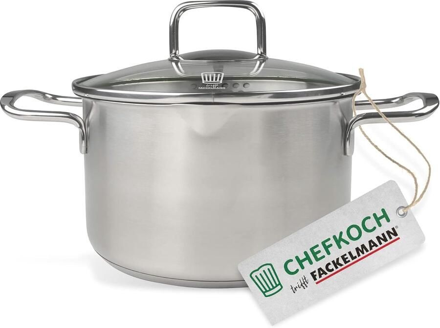Kookpan Roestvrij Staal Braadpan Inductie Lekker Koken Oliedoseersysteem Ø 20 cm Zilverkleurig