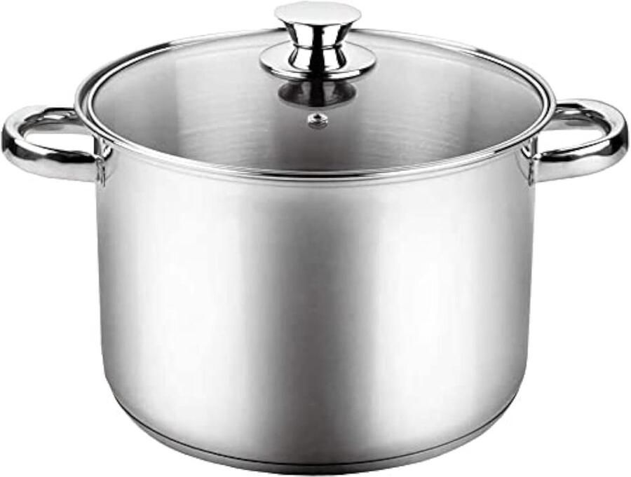 Kookpan Roestvrij Staal Steelpan Keuken Dagelijks Koken Inductie Geschikt 16 cm Diameter Zilverkleurig