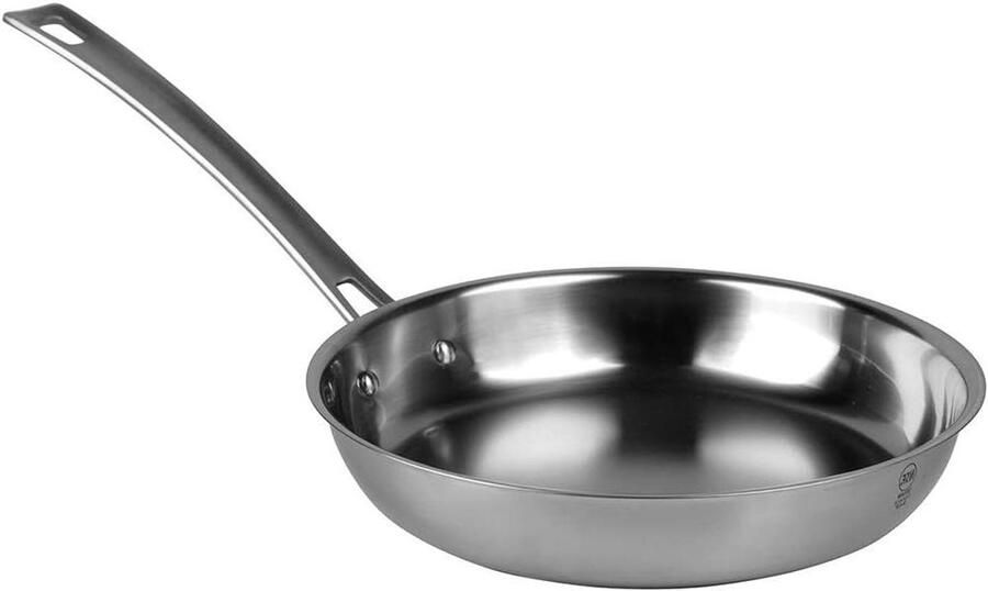 Kookpan RVS Sauspan Steelpan Koken en Pruttelen Dik Geklonken Bodem 43 Liter Roestvrij staal