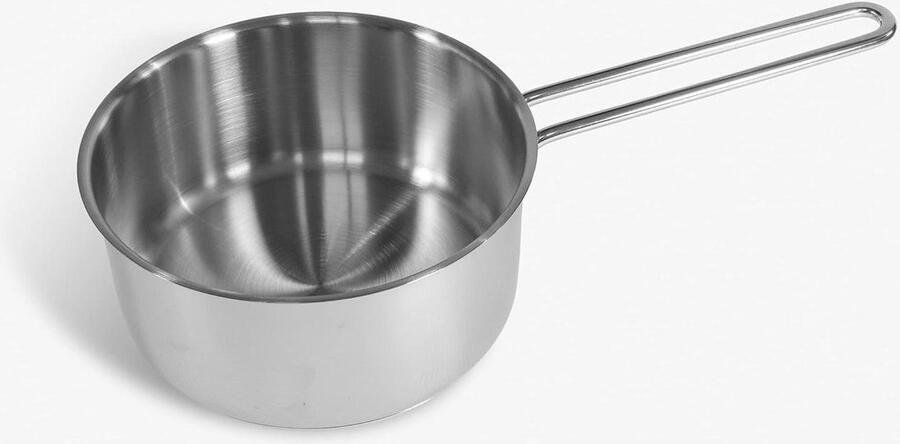 Kookpan RVS Steelpan Dagelijks Koken Inductie Bodem 18 cm Zilverkleurig