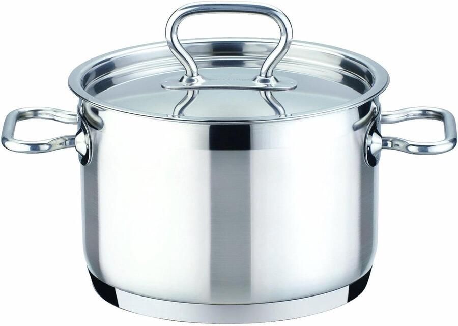 Kookpan Sauspan Lage Energie Koken Sandwich Warmtebodem 38 x 17 x 28 cm Zilver