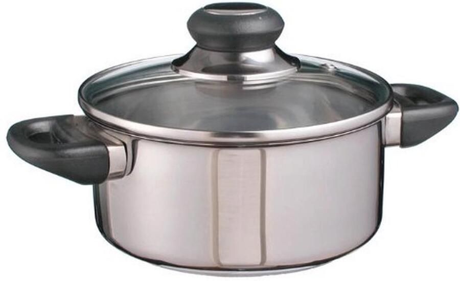 Kookpan van roestvrij staal voor inductie 16 cm - Foto 2