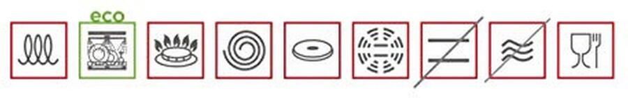 Kookpan voor groente met mand roestvrij staal 23 1 x 31 5 x 15 5 cm