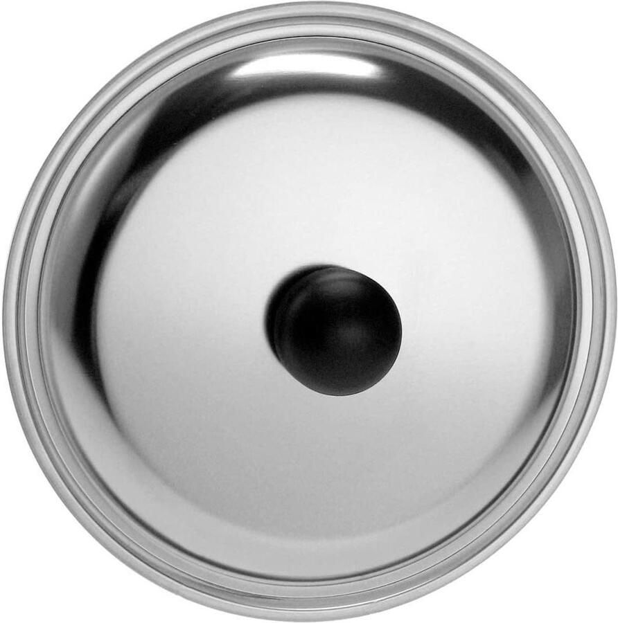 Kookpannendeksel Universeel deksel Koken en braden Vaatwasmachinebestendig 26 cm Transparant - Foto 1