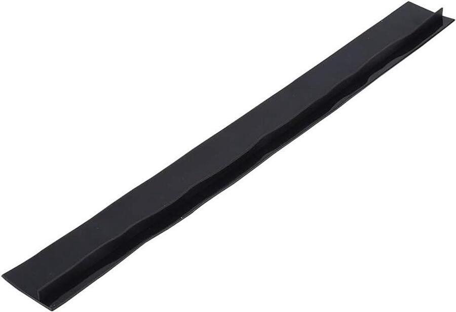Kookplaat Afdekking Fornuis Rand Beschermer Keuken Reinigen Voedselveilige Siliconen 53.5 cm Zwart