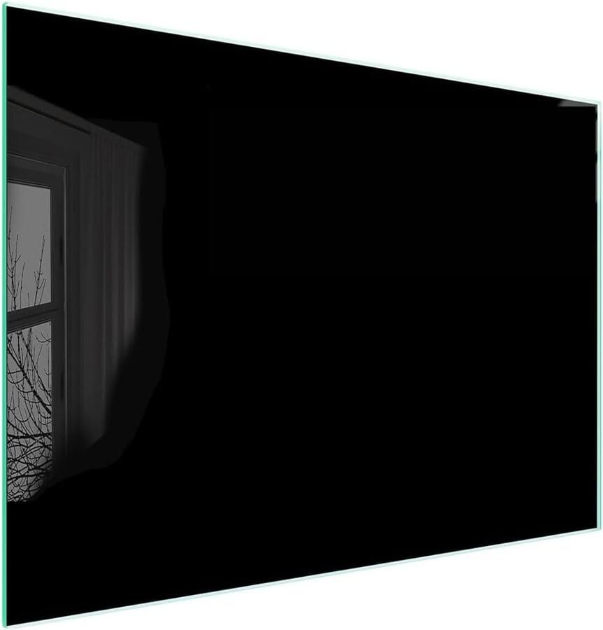 Kookplaat Afdekking Glazen Plaat Extra Werkblad Gehard Glas 30x22 cm Zwart
