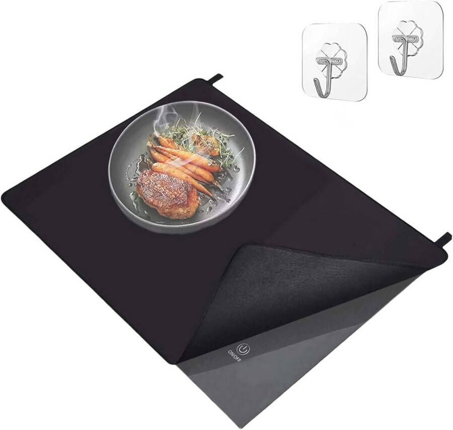 Kookplaat Afdekplaat 62 x 53 cm Antislip en Opvouwbaar Inductie Beschermmat voor Fornuis