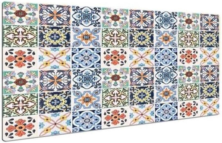 Kookplaat Afdekplaat 80 x 52 cm Glas voor Keramische Kookplaat Antislip Spatbescherming