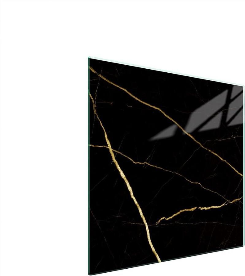 Kookplaat Afdekplaat Aanrechtblad Beschermer Keuken Beschermen Gehard Glas 50 x 52 cm Marmer