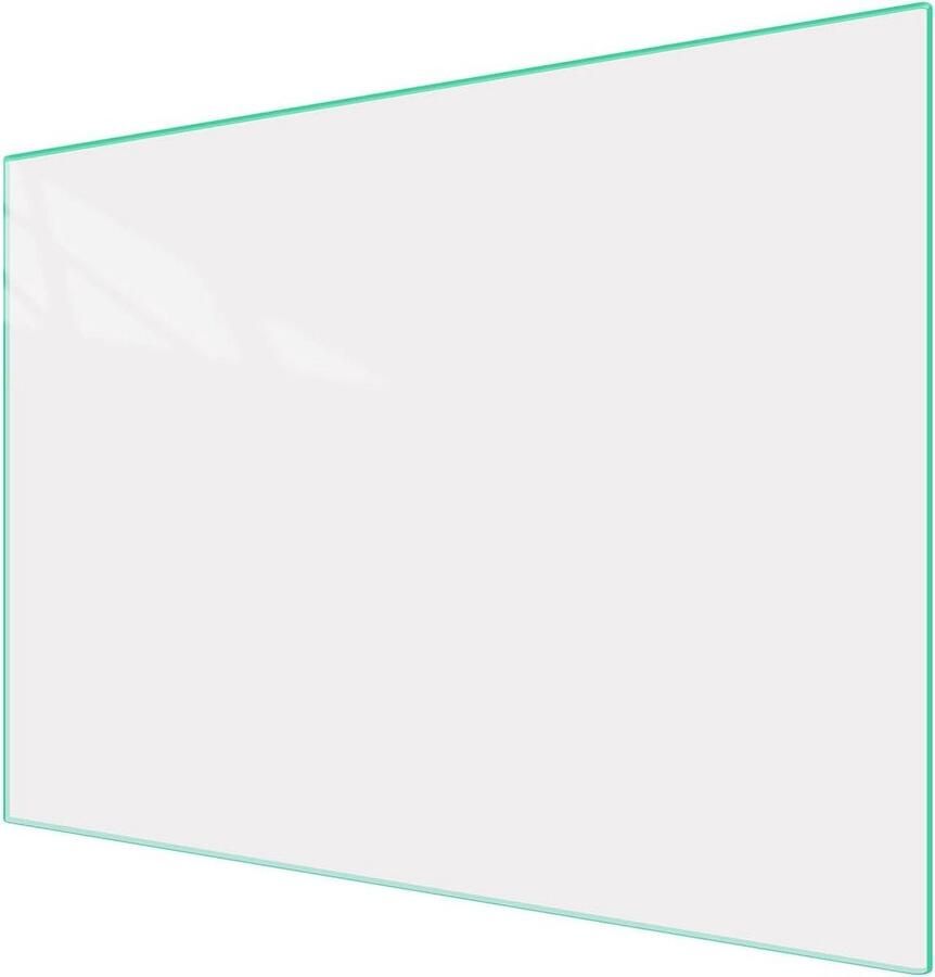 Kookplaat Afdekplaat Aanrechtblad Beschermer Keuken Decoratie Gehard Glas 70 x 52 cm Wit