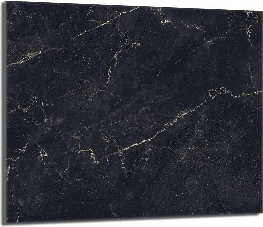 Kookplaat Afdekplaat Aanrechtblad Beschermer Keuken Werkruimte Gehard Glas 60x52 cm Marmer