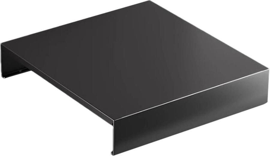 Kookplaat Afdekplaat Fornuisbeschermer Snijplank Keukenruimte Maximaliseren Antislip Rubberen Band 40 x 50 x 9 cm Zwart
