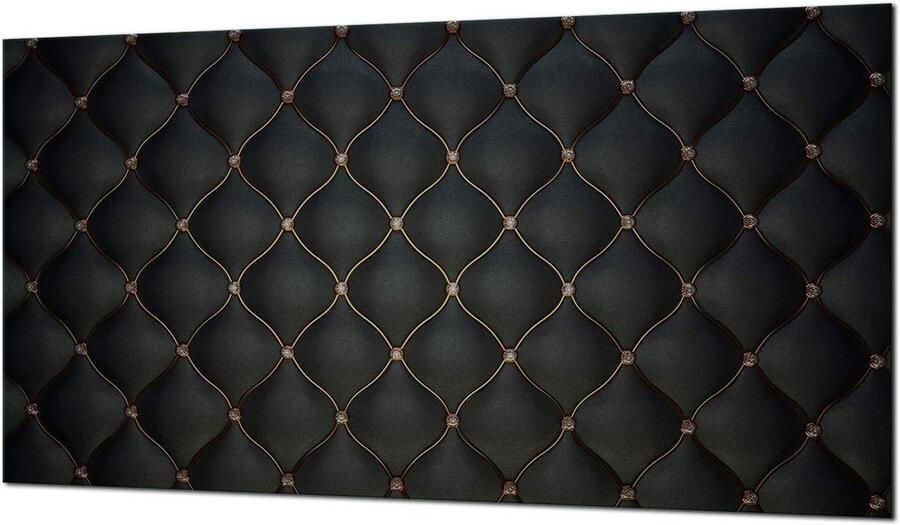 Kookplaat Afdekplaat Glasplaat Bescherming Keuken Decoratie Gehard Glas 90 x 52 cm Zwart