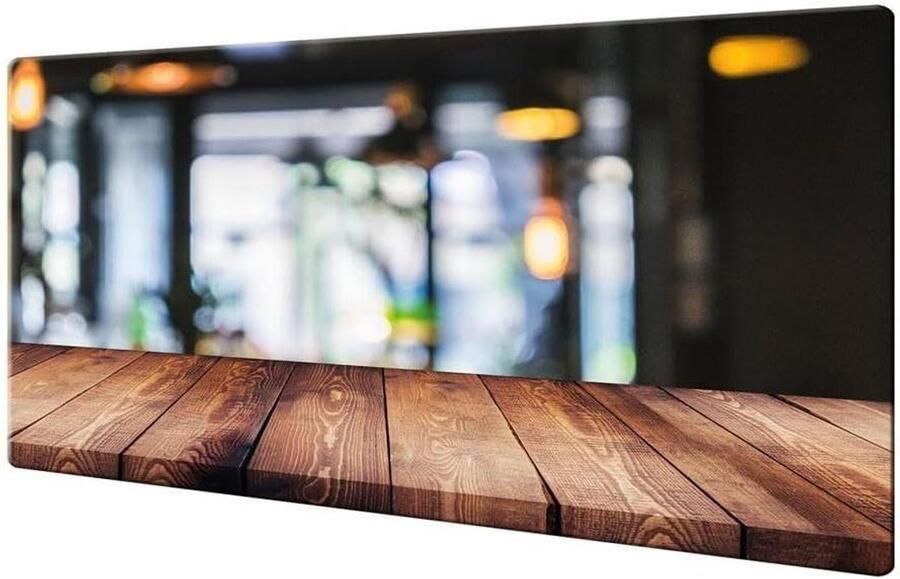 Kookplaat Afdekplaat Glasplaat Fornuis Keuken Beschermen Krasbestendig Gehard Glas 80x52cm Hout Bruin