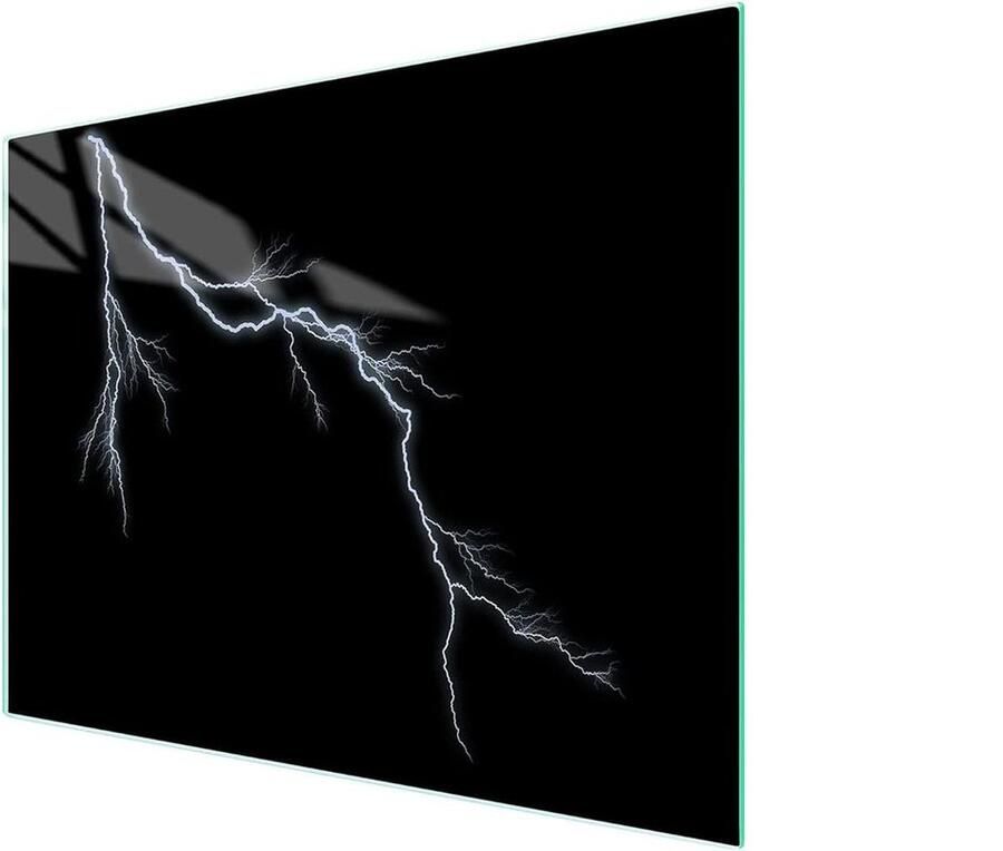 Kookplaat Afdekplaat Glazen Plaat Keuken Beschermen Gehard Glas 52x40 cm Decoratief