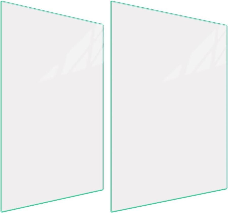 Kookplaat Afdekplaat Keramische Bescherming Werkblad Vergroten Gehard Glas 30x52 en 40x52 cm Wit