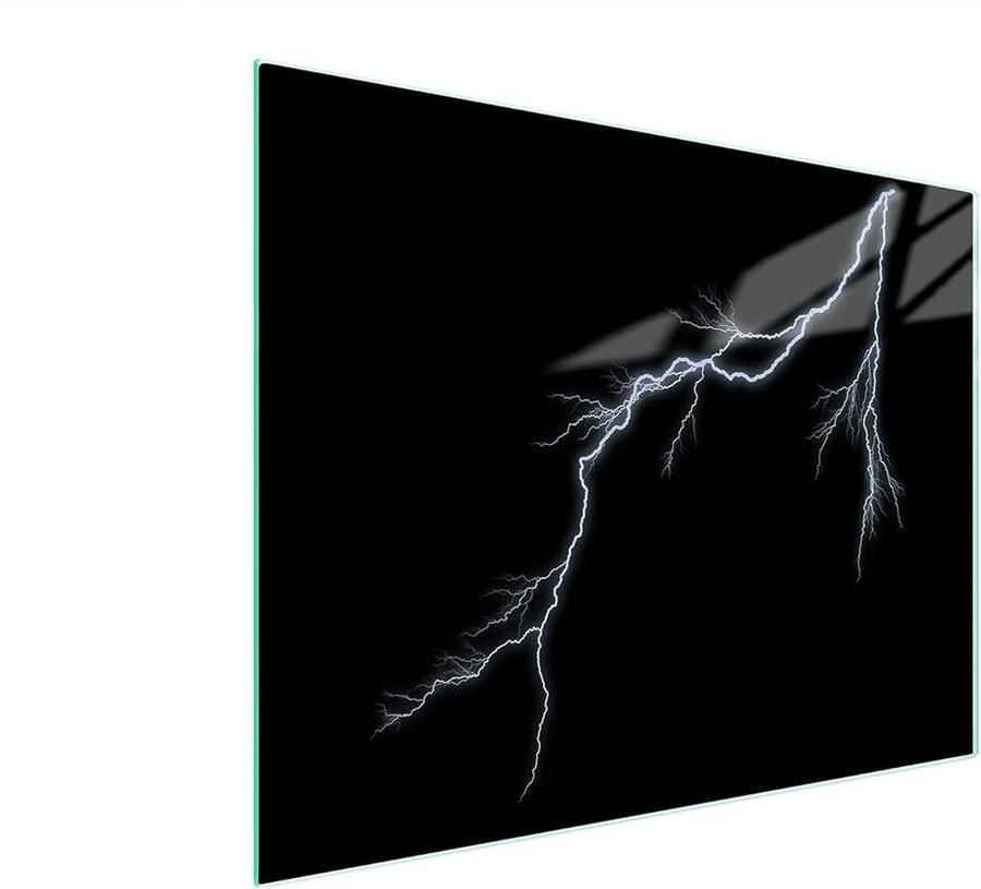 Kookplaat Afdekplaat Snijplank Glas Bescherming Werkblad Gehard Glas 52x40 cm Decoratief
