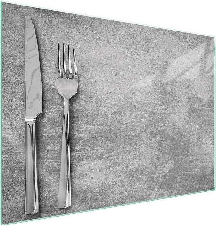 Kookplaat Afdekplaat Spatbescherming Glas Keuken Beschermen Gehard Glas 70 x 52 cm Decoratief
