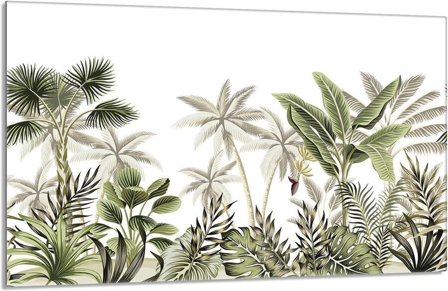Kookplaat Afdekplaat Spatbescherming Glas Keuken Beschermen Gehard Glas 80x52 cm Veelkleurig