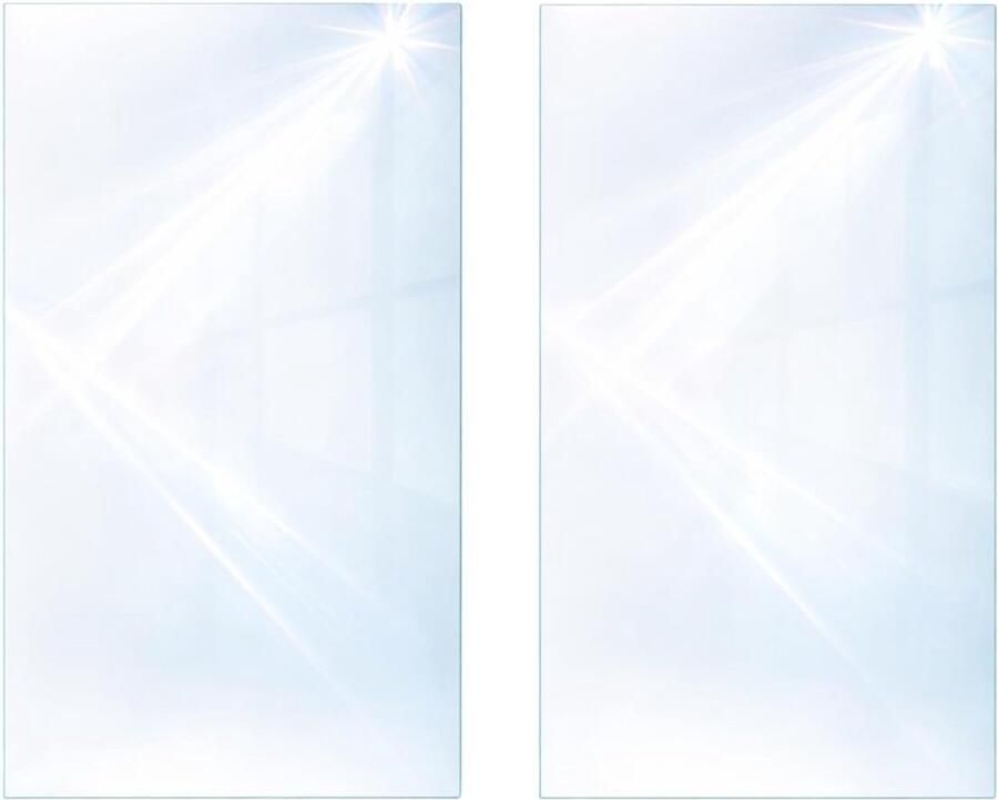Kookplaat Afdekplaat Werkblad Beschermer Keuken Beschermen Gehard Glas 35 x 52 cm Transparant