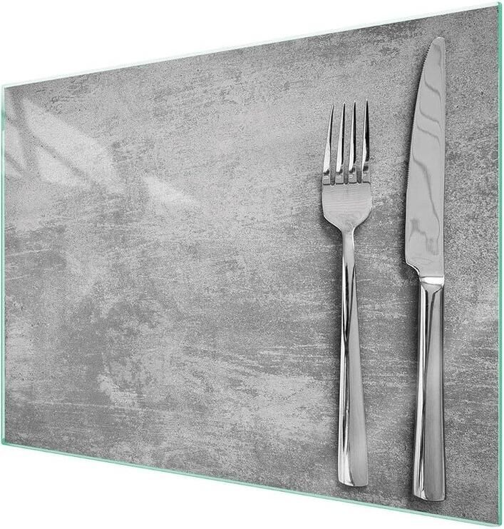 Kookplaat Afdekplaat Werkblad Beschermer Keuken Decoratie Gehard Glas 70 x 52 cm Multicolor