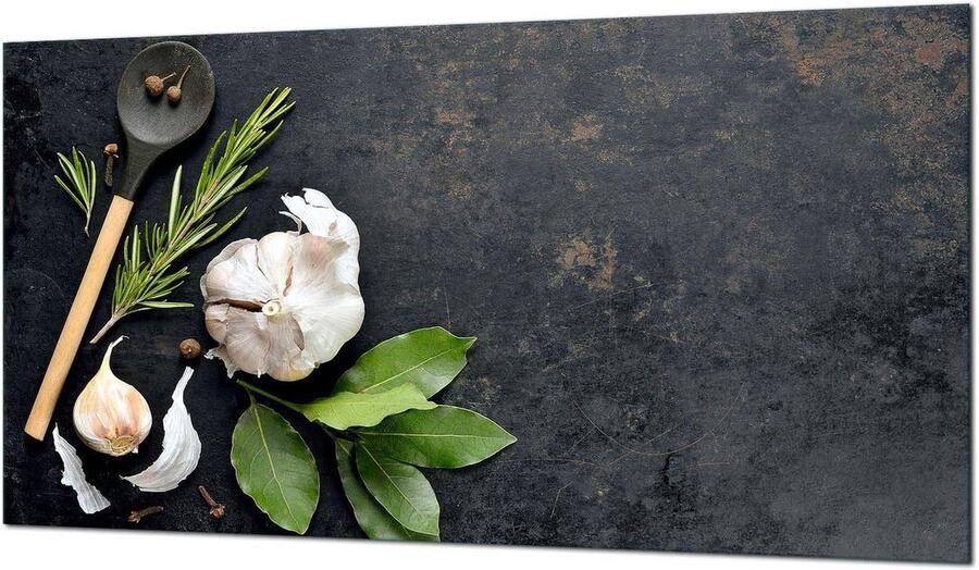 Kookplaat Afdekplaat Werkblad Beschermer Keuken Decoratie Gehard Glas 90 x 52 cm Grijs