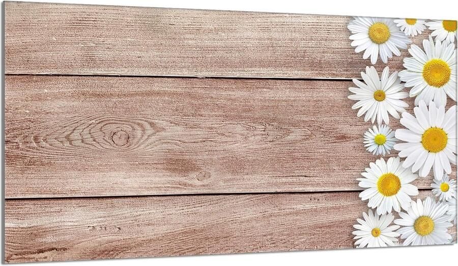 Kookplaat Afdekplaat Werkblad Beschermer Keuken Decoratie Gehard Glas 90 x 52 cm Hout Print